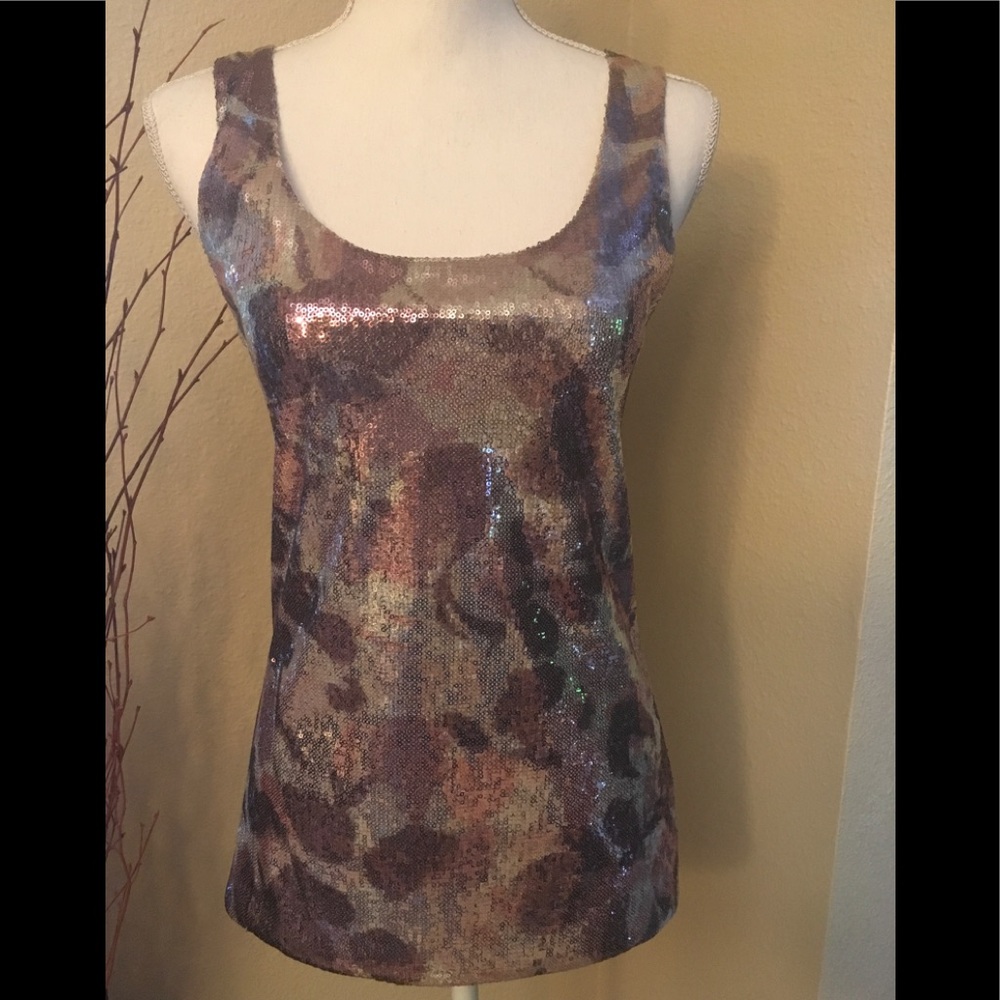 INC International Concepts sequined tank top